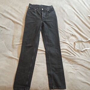 ASOS Design Tall Black Concert Gothcore‎ Classic Straight Leg 100% Cotton Pants